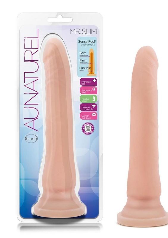 Au Naturel Mr. Slim Dildo 9.5in