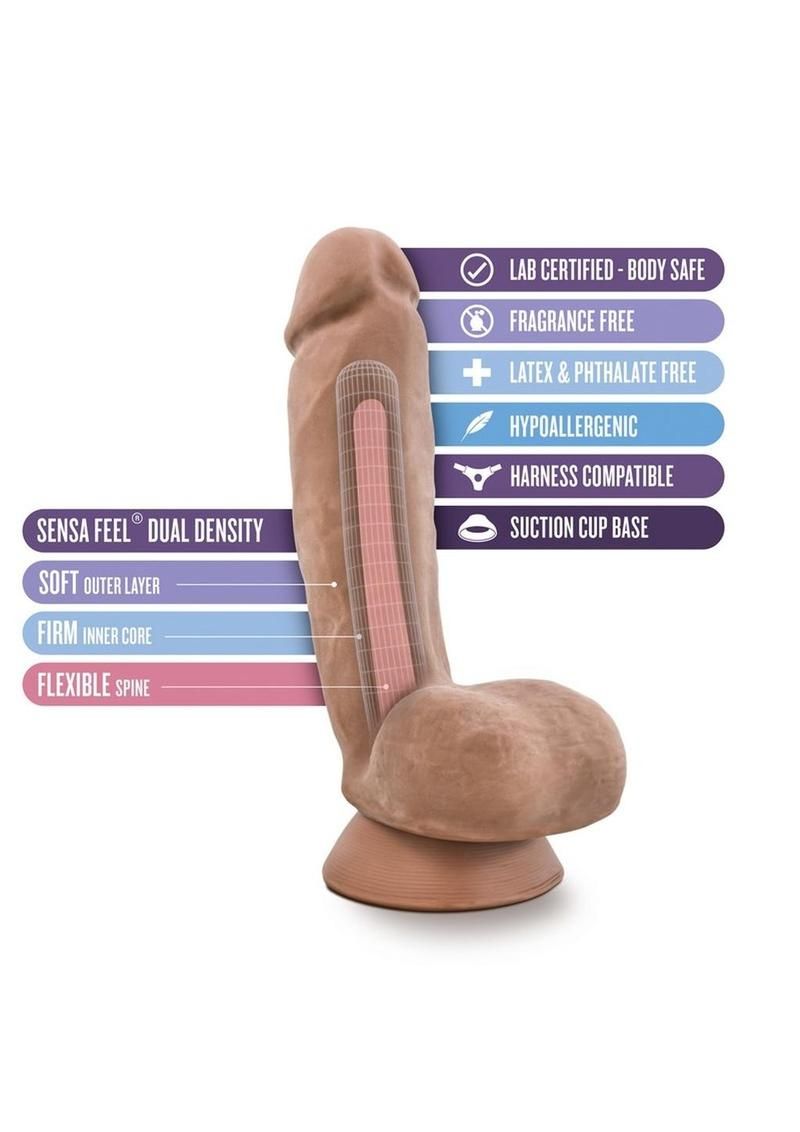 Au Naturel Macho Dildo 8.75in