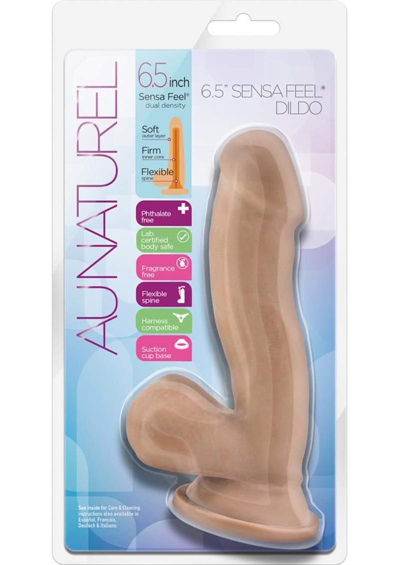 Au Naturel Sensa Feel Dildo 6.5in