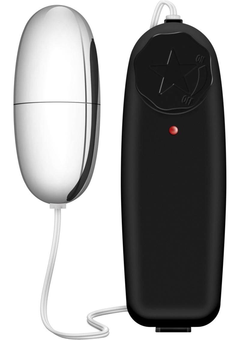 B Yours Silver Power Bullet with Wired Remote Control