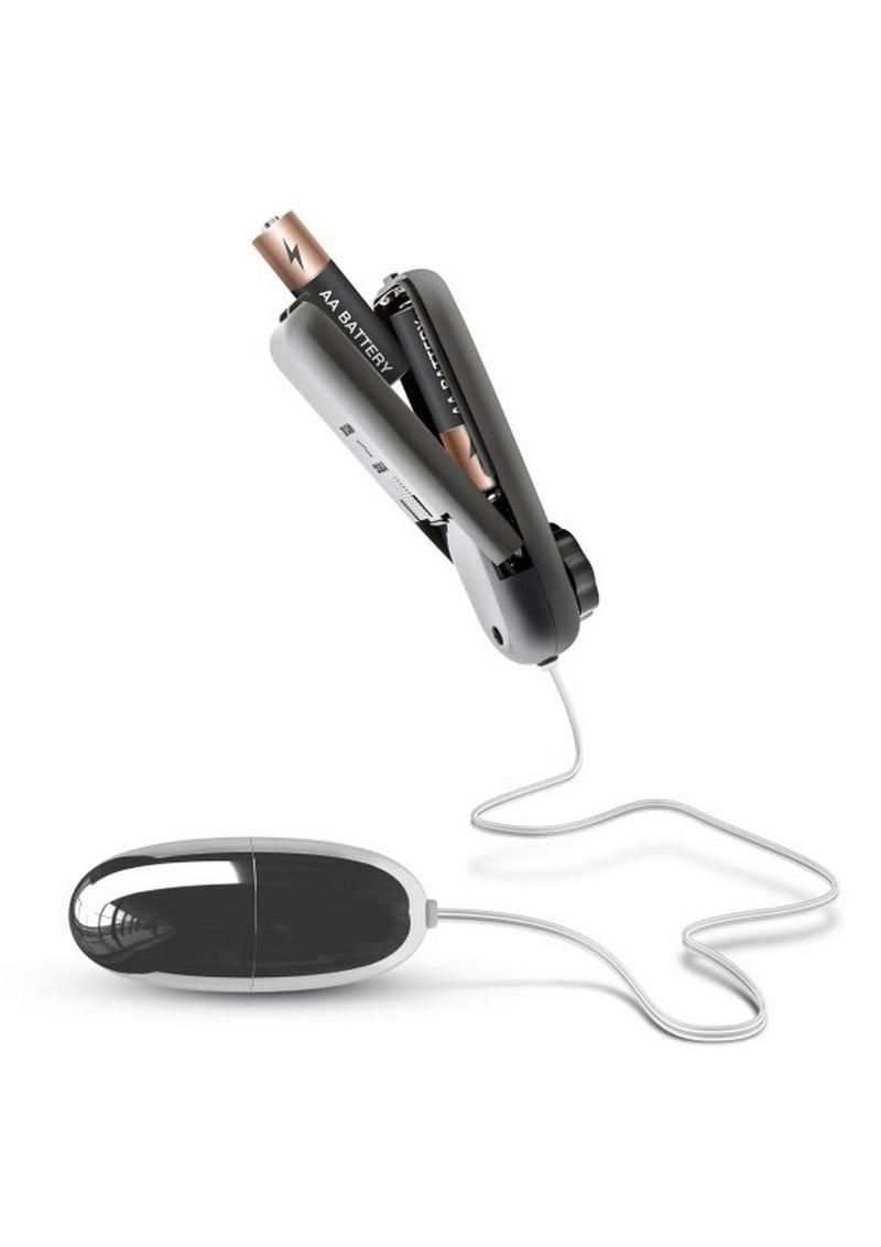 B Yours Silver Power Bullet with Wired Remote Control