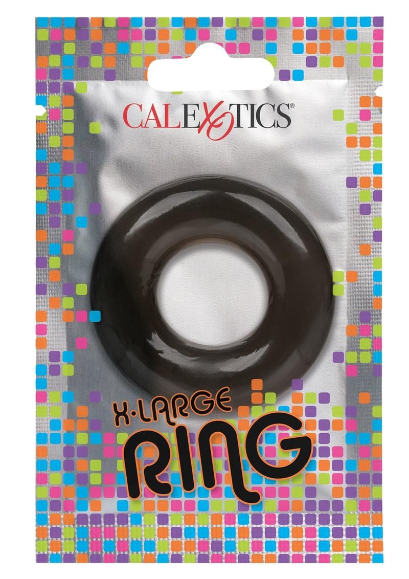 Foil Pack XL Cock Ring, Colour: Smoke