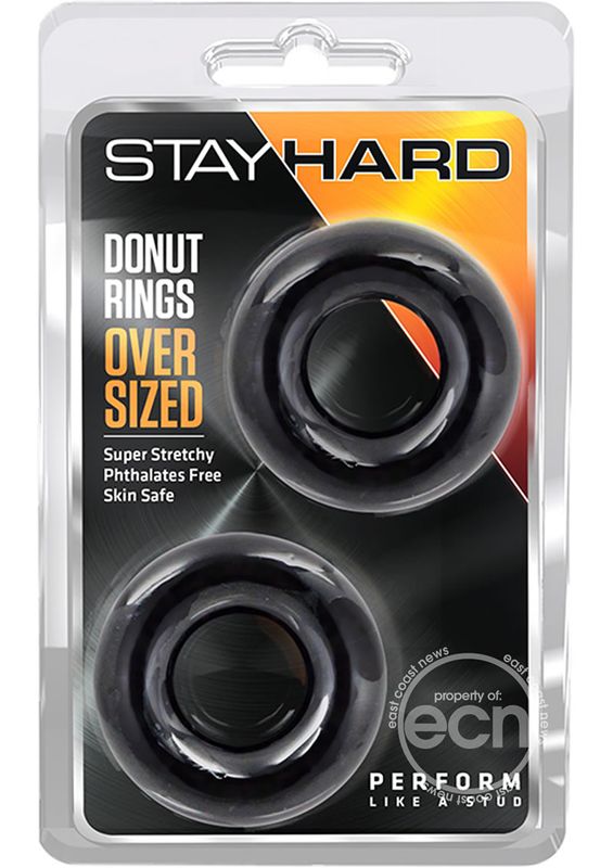 Stay Hard Donut Rings Oversized (2 pack)
