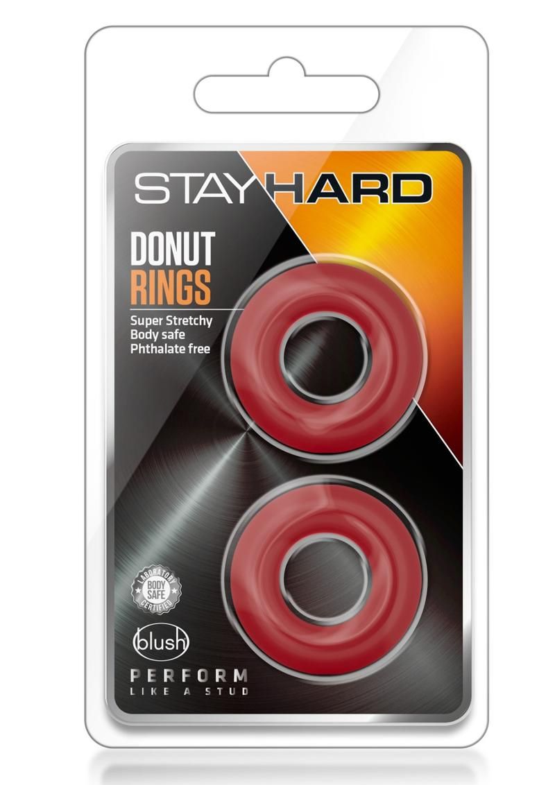 Stay Hard Donut Rings Oversized (2 pack)