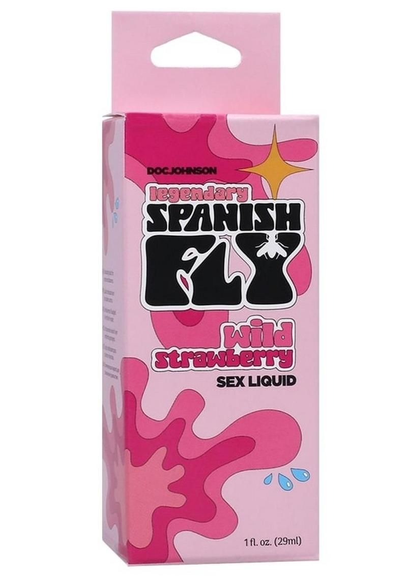 Spanish Fly Sex Drops 1oz, FLAVOR: WILD STRAWBERRY