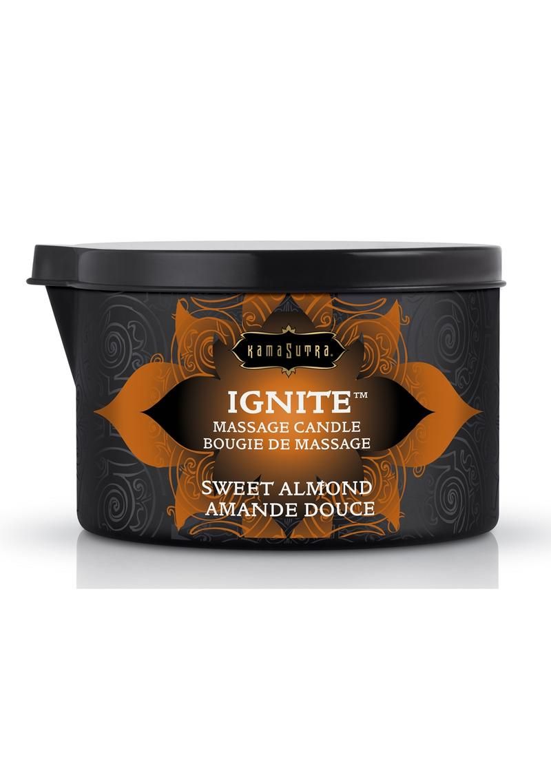 Kama Sutra Ignite Massage Candle 6oz, SCENT: Sweet Almond
