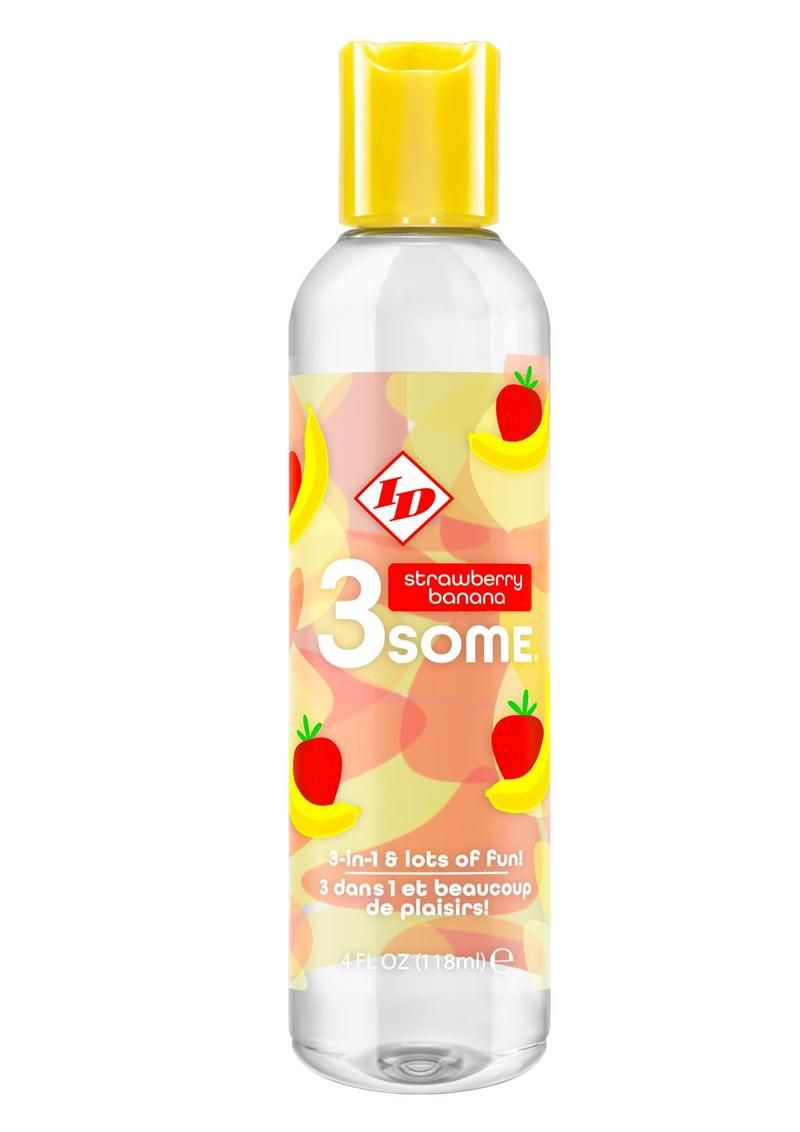 ID 3 Some 3-in-1 Multi Use Flavored Lubricant, FLAVOR: STRAWBERRY BANANA