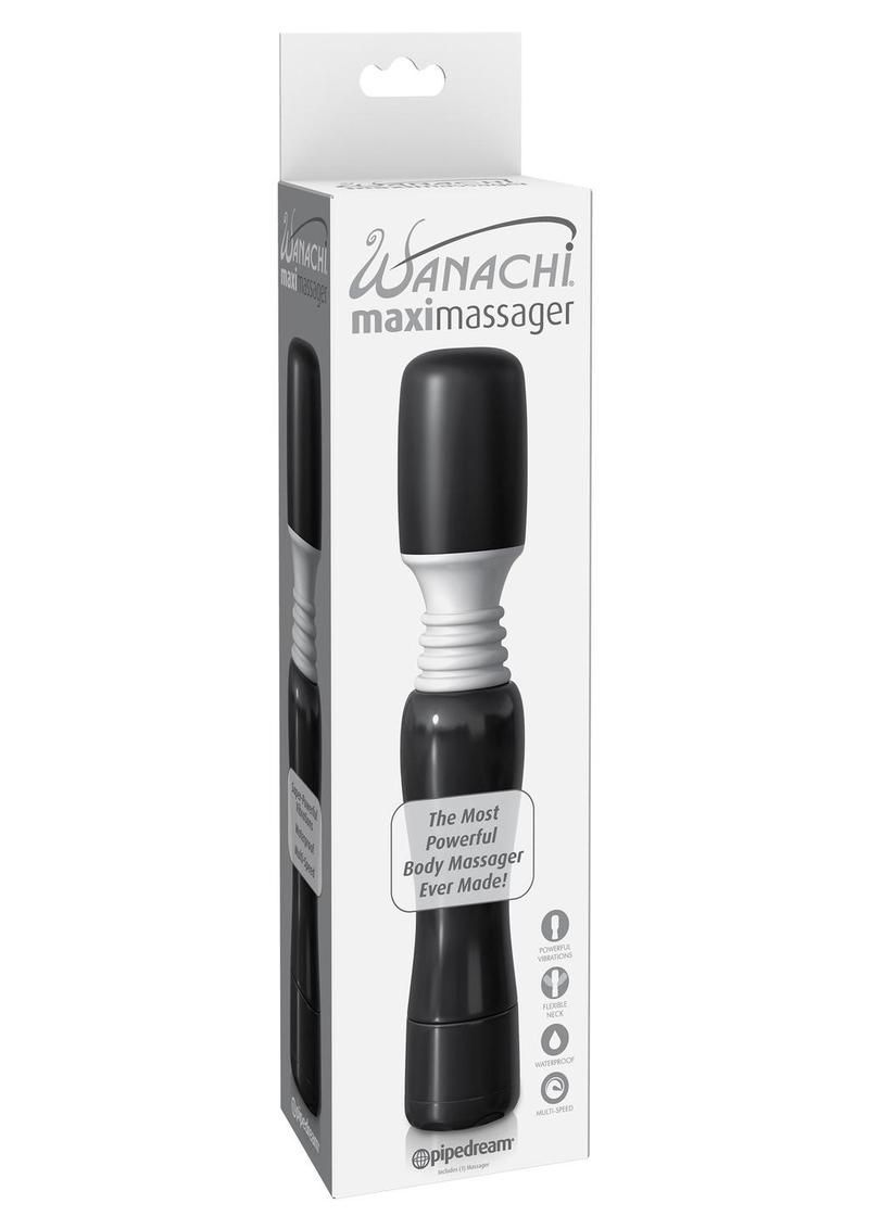 Maxi Wanachi Wand Massager, Colour: BLACK