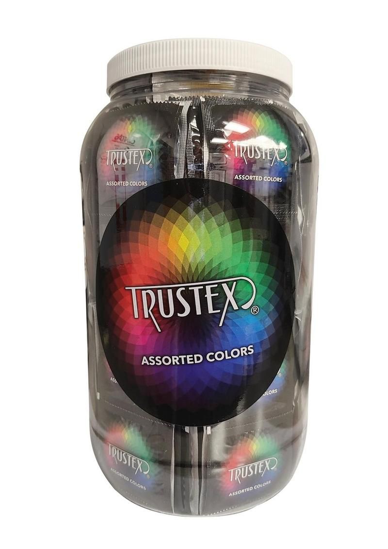 Trustex Lubricated Condoms Assorted Colors