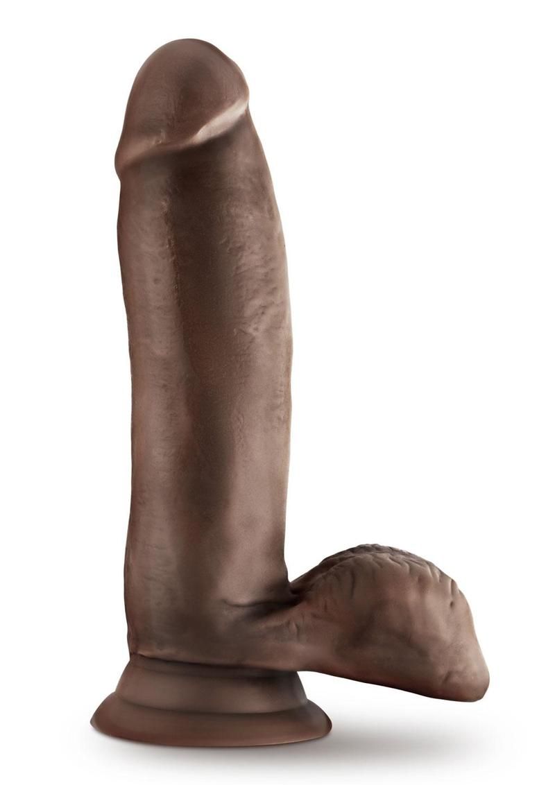 Dr. Skin Glide Self Lubricating Dildo with Balls 7in