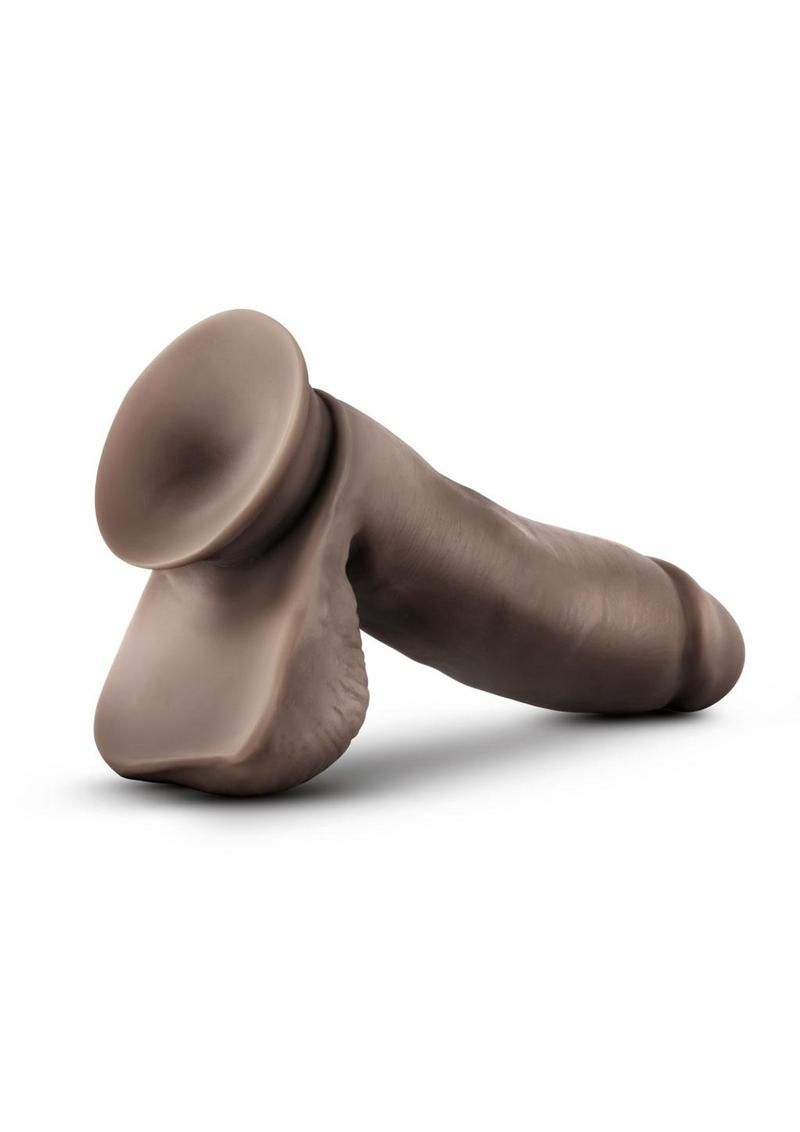 Dr. Skin Glide Self Lubricating Dildo with Balls 7in