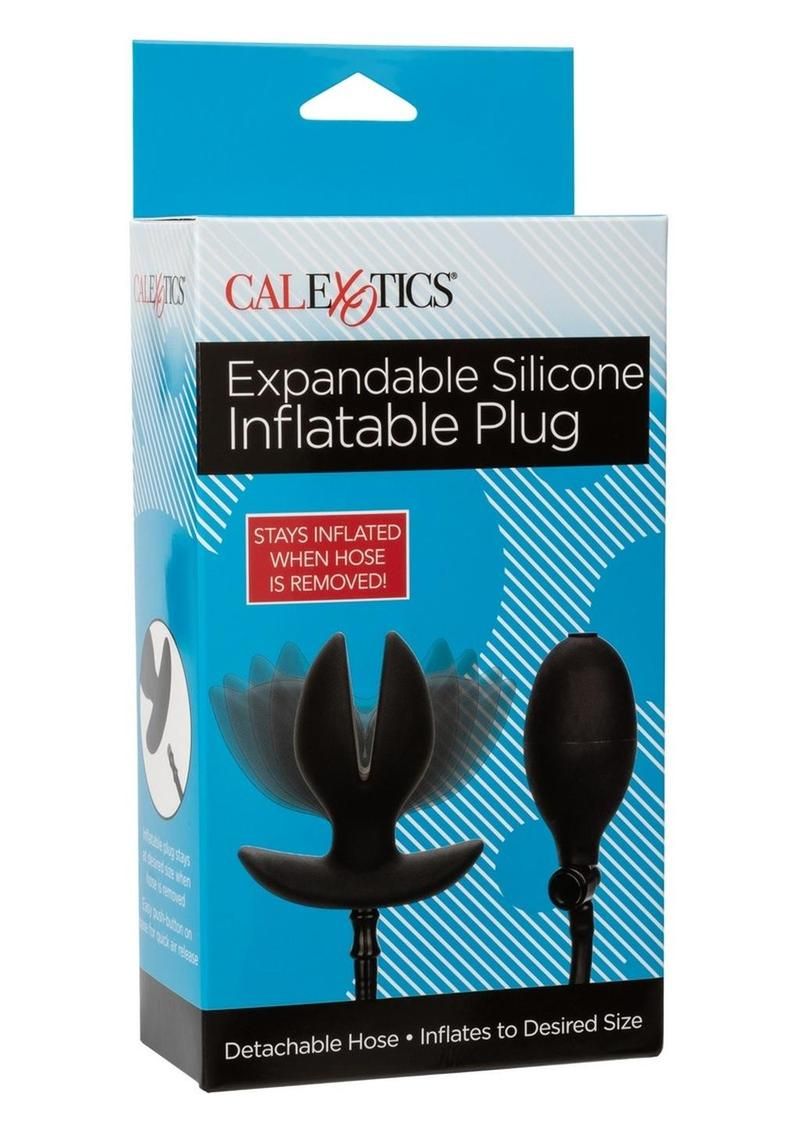 Anal Toys Expandable Silicone Inflatable Plug