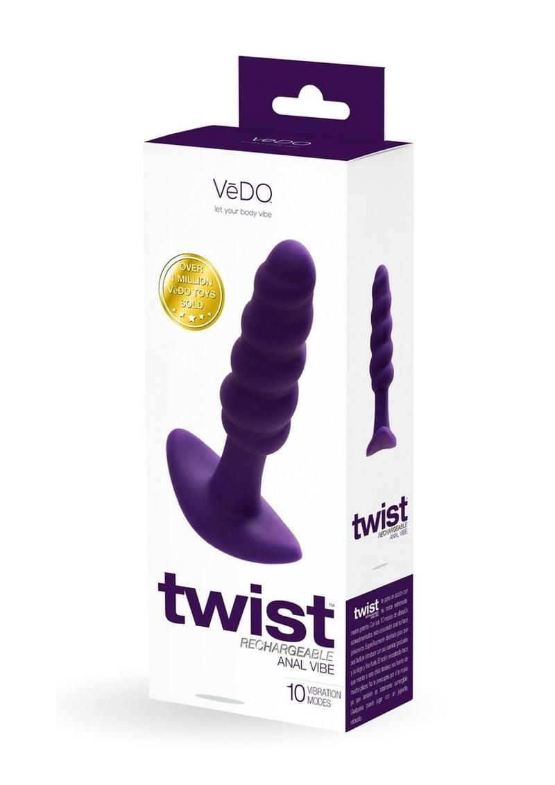 VeDO Twist Rechargeable Silicone Anal Plug