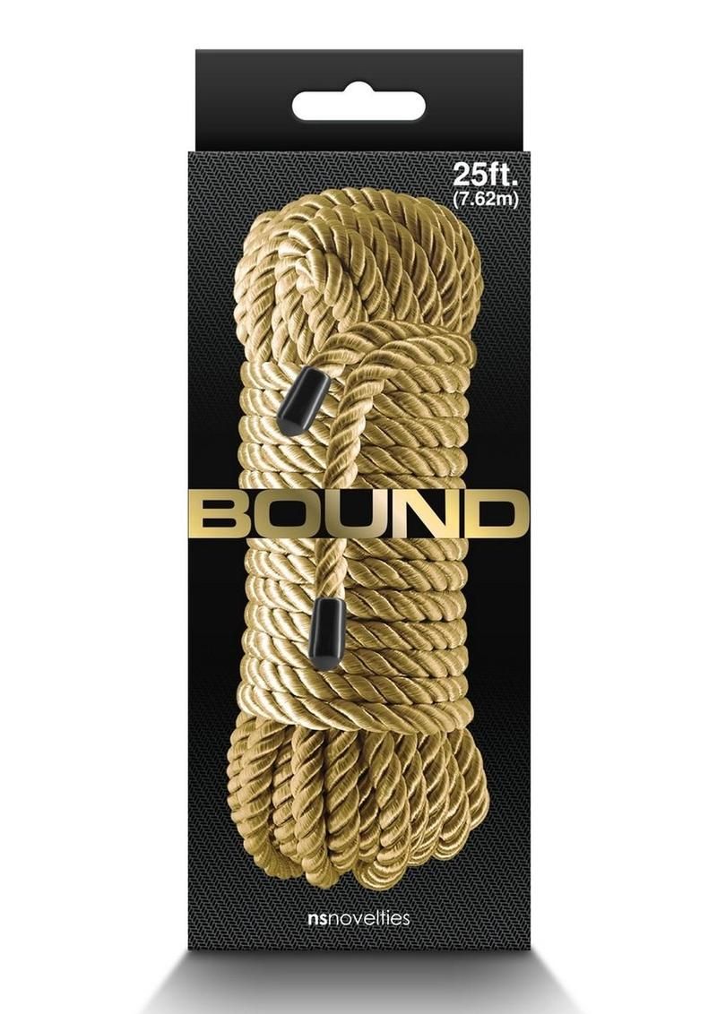 Bound Rope 25ft, Colour: Gold
