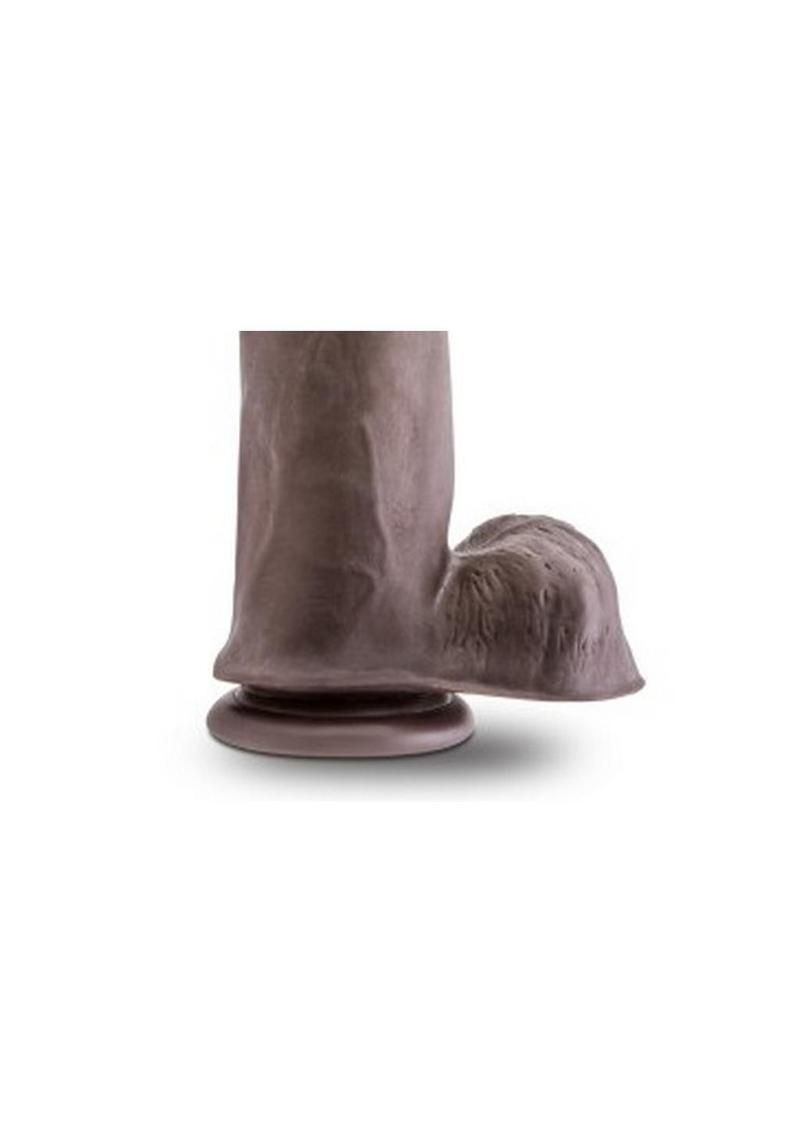 Au Naturel Big John Sensa Feel Dual Density Dildo with Balls 11.5in