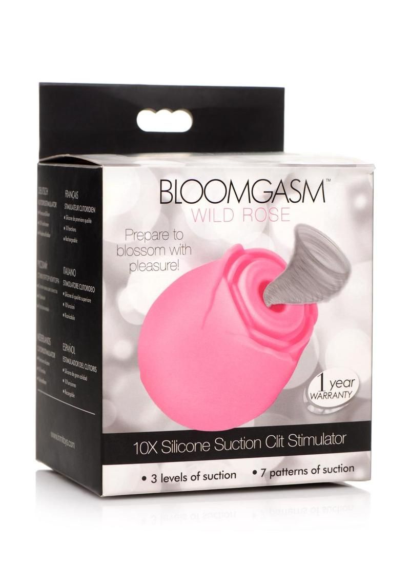Inmi Bloomgasm Rose 10X Silicone Rechargeable Clitoral Stimulator