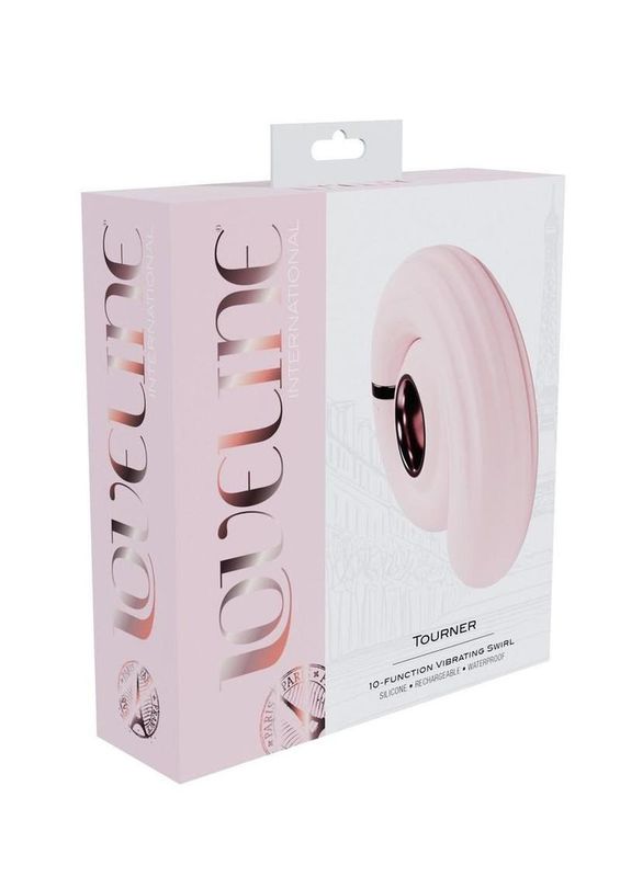 Loveline Tourner 10 Speed Silicone Rechargeable Vibrating Swirl Clitoral Stimulator