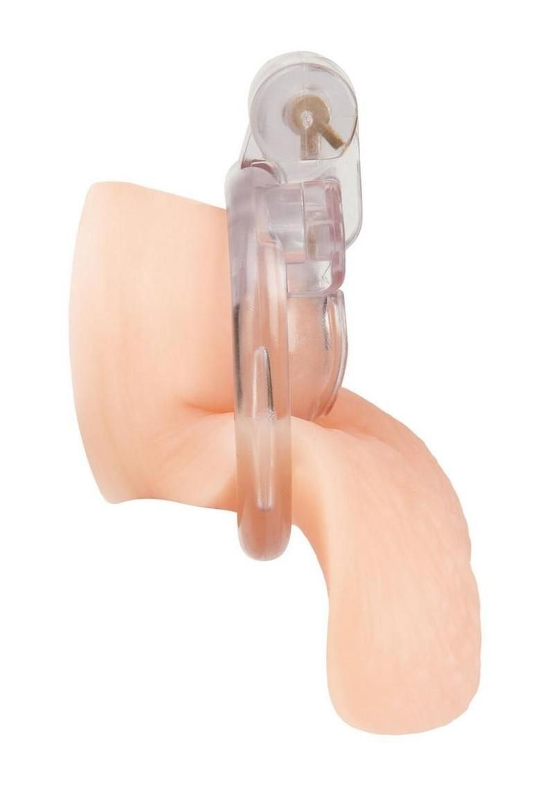 Blueline Acrylic See Thru Mini Cock Micro Chastity Cage
