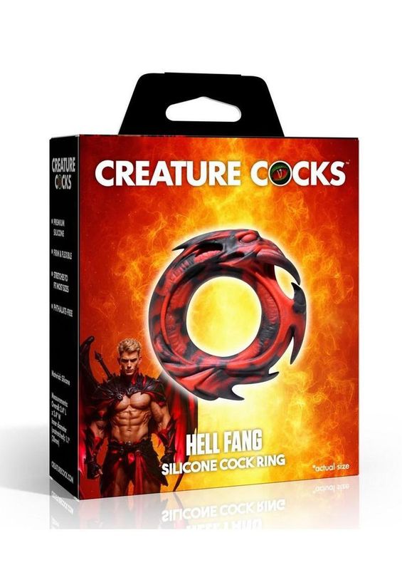 Creature Cock Hell Fang Silicone Cock Ring