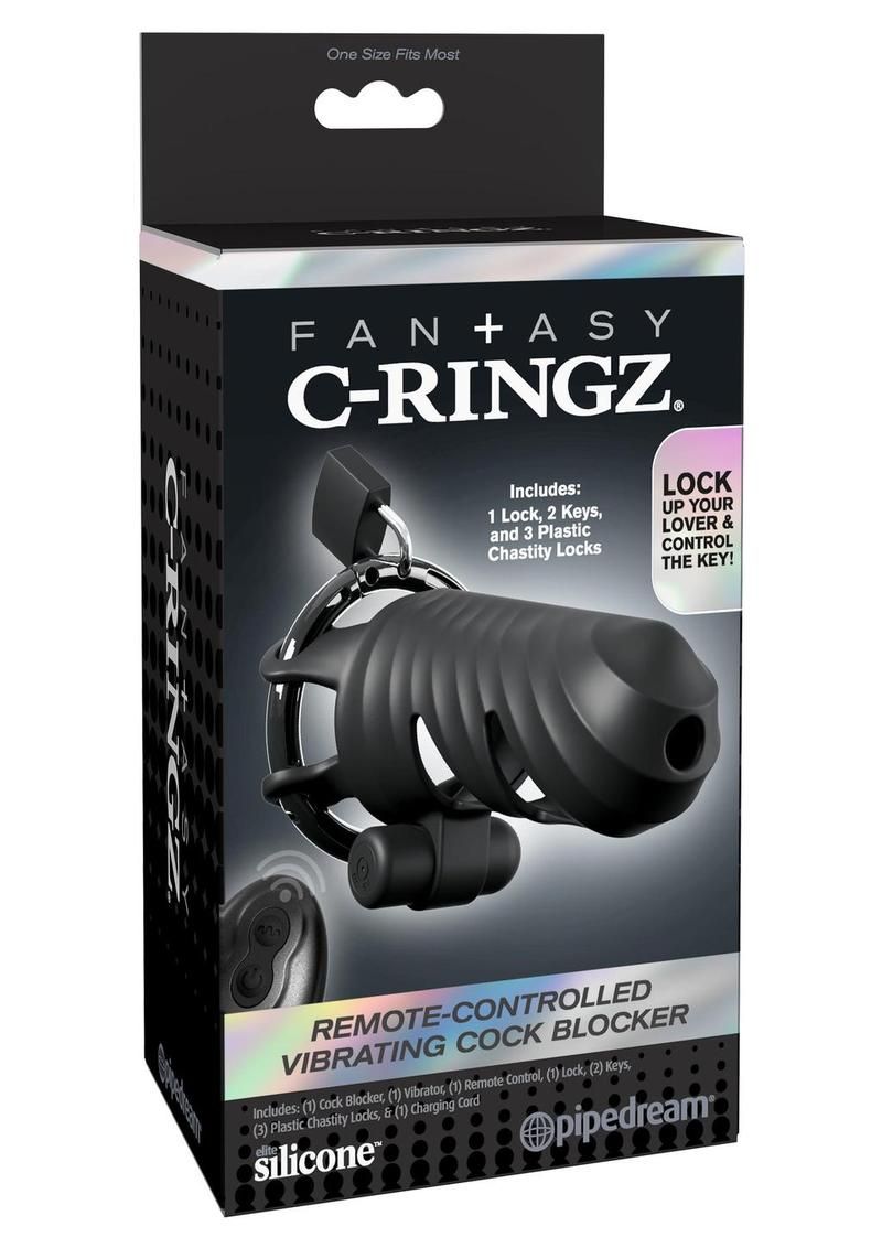 Fantasy C-Ringz Remote-Controlled Vibrating Cock Blocker