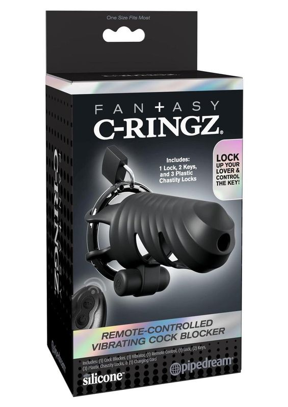 Fantasy C-Ringz Remote-Controlled Vibrating Cock Blocker
