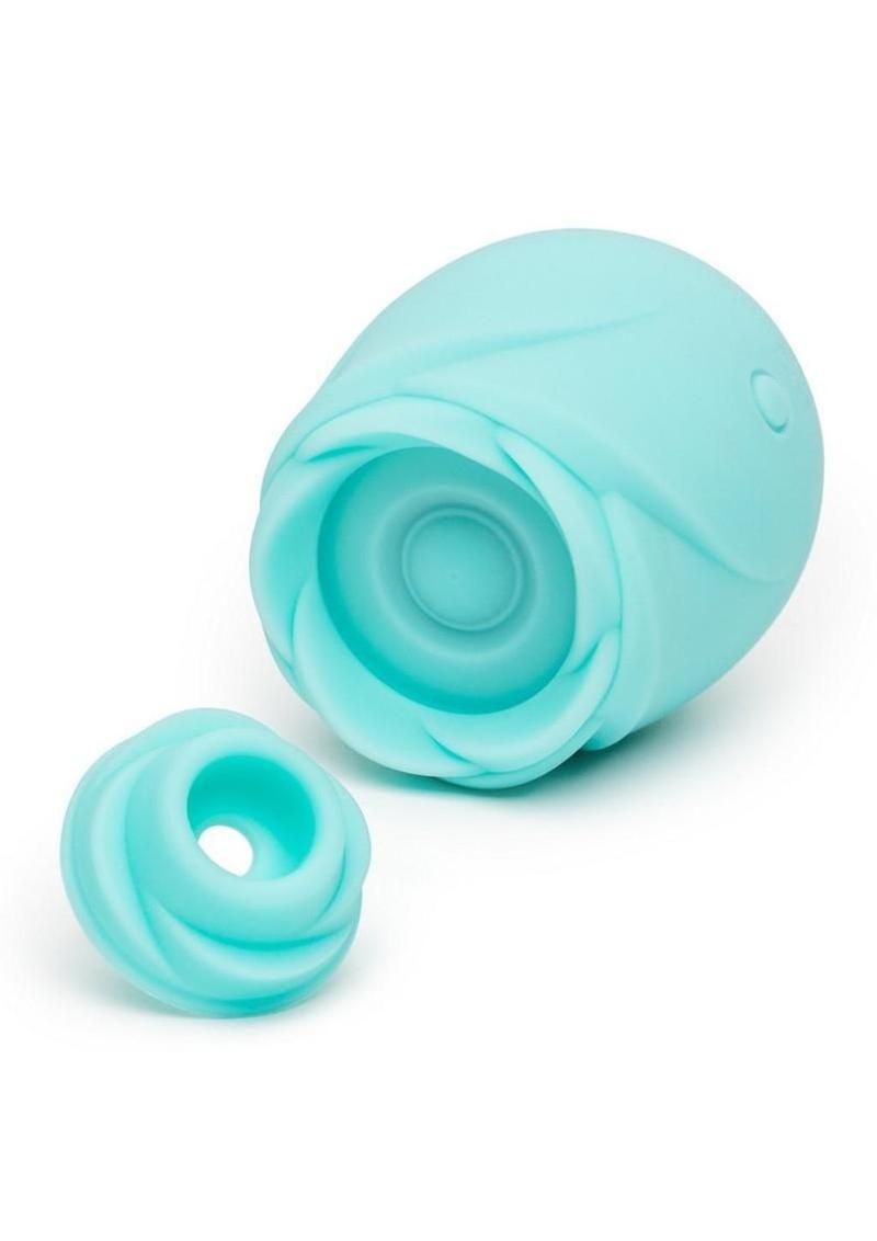 Romp Rose Glow Rechargeable Silicone Glow-In-The-Dark Air Clitoral Stimulator