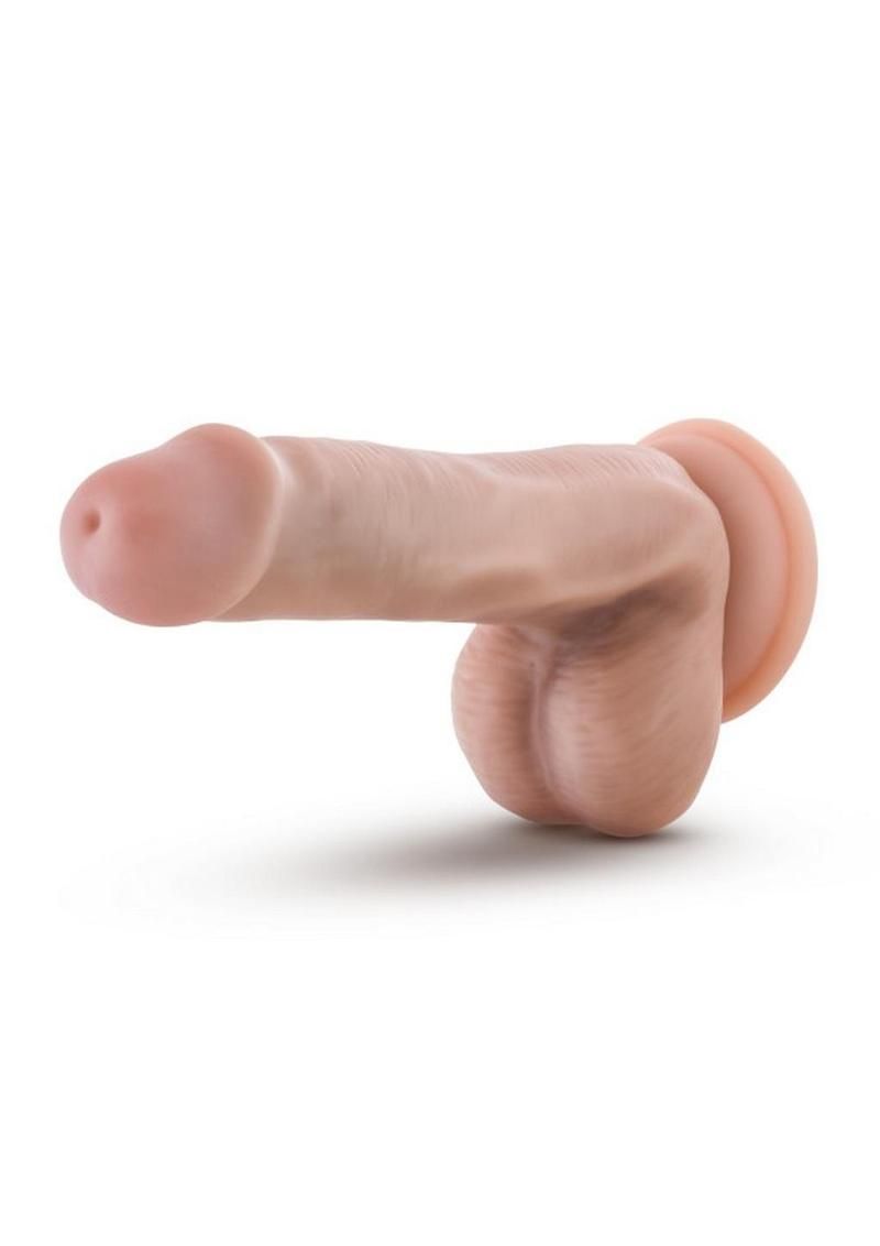 Dr. Skin Platinum Collection Dr. Daniel Silicone Dildo with Balls and Suction Cup