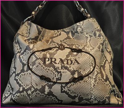 Prada Sacca Snakeskin Hobo = SOLD!!!