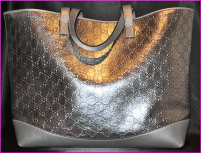 Gucci Borsa Guccissima Tote - Silver ON SALE-WAS R14 500.00=CRAZY PRICE CUT!!!!!!!!!!!!!!!