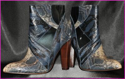Carlos Santana Snake-Print Iconoclast Boots