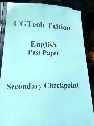 Past Year Paper - International Schools - Cambridge Year 7/8/9