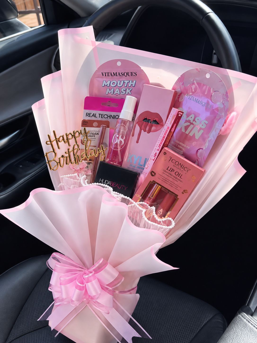 birthday makeup bouquet