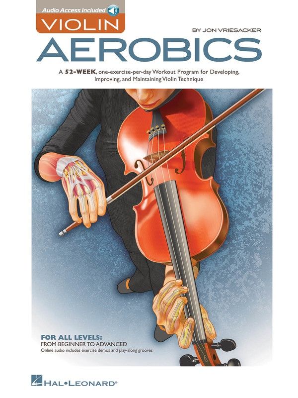 VIOLIN AEROBICS BK/OLA - VRIESACKER JON