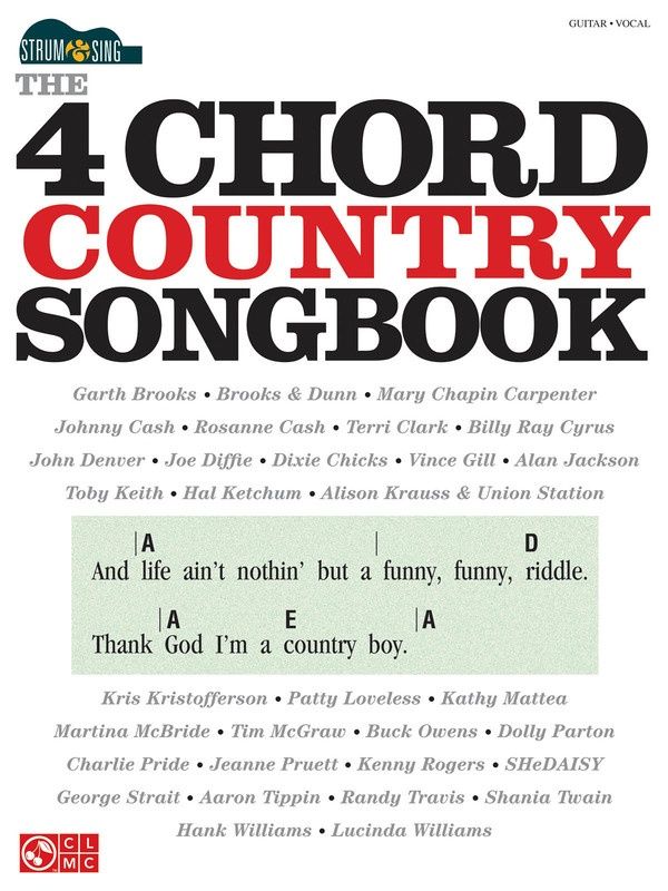 4 CHORD COUNTRY SONGBOOK STRUM &amp; SING