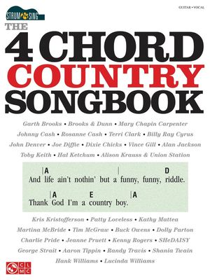 4 CHORD COUNTRY SONGBOOK STRUM &amp; SING