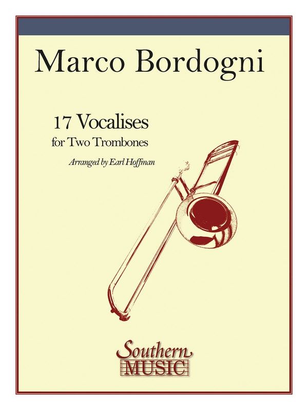 BORDOGNI - 17 VOCALISES FOR 2 TROMBONES (POD) - Marco Bordogni