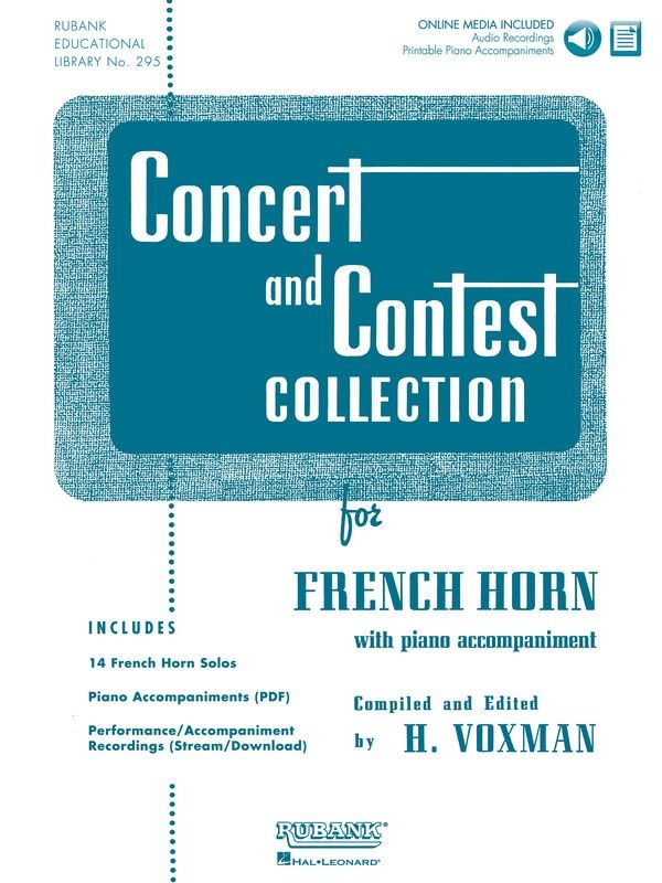 CONCERT AND CONTEST COLLECTION F HORN BK/CD - VOXMAN