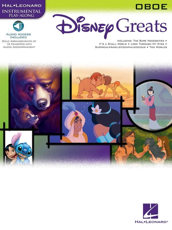 DISNEY GREATS BK/CD OBOE - DISNEY