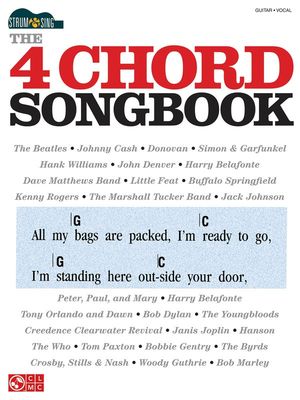 4 CHORD SONGBOOK STRUM &amp; SING CHORDS &amp; LYRICS