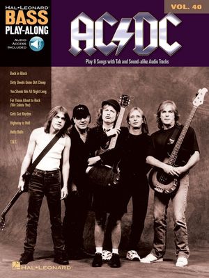 AC/DC BASS PLAY ALONG BK/CD V40 - AC/DC
