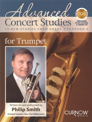 ADVANCED CONCERT STUDIES TRUMPET BK/CD - SMITH