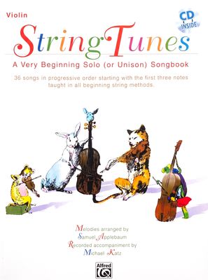 String Tunes Very Beginning Solo Songbook- Violi - Applebaum Samuel