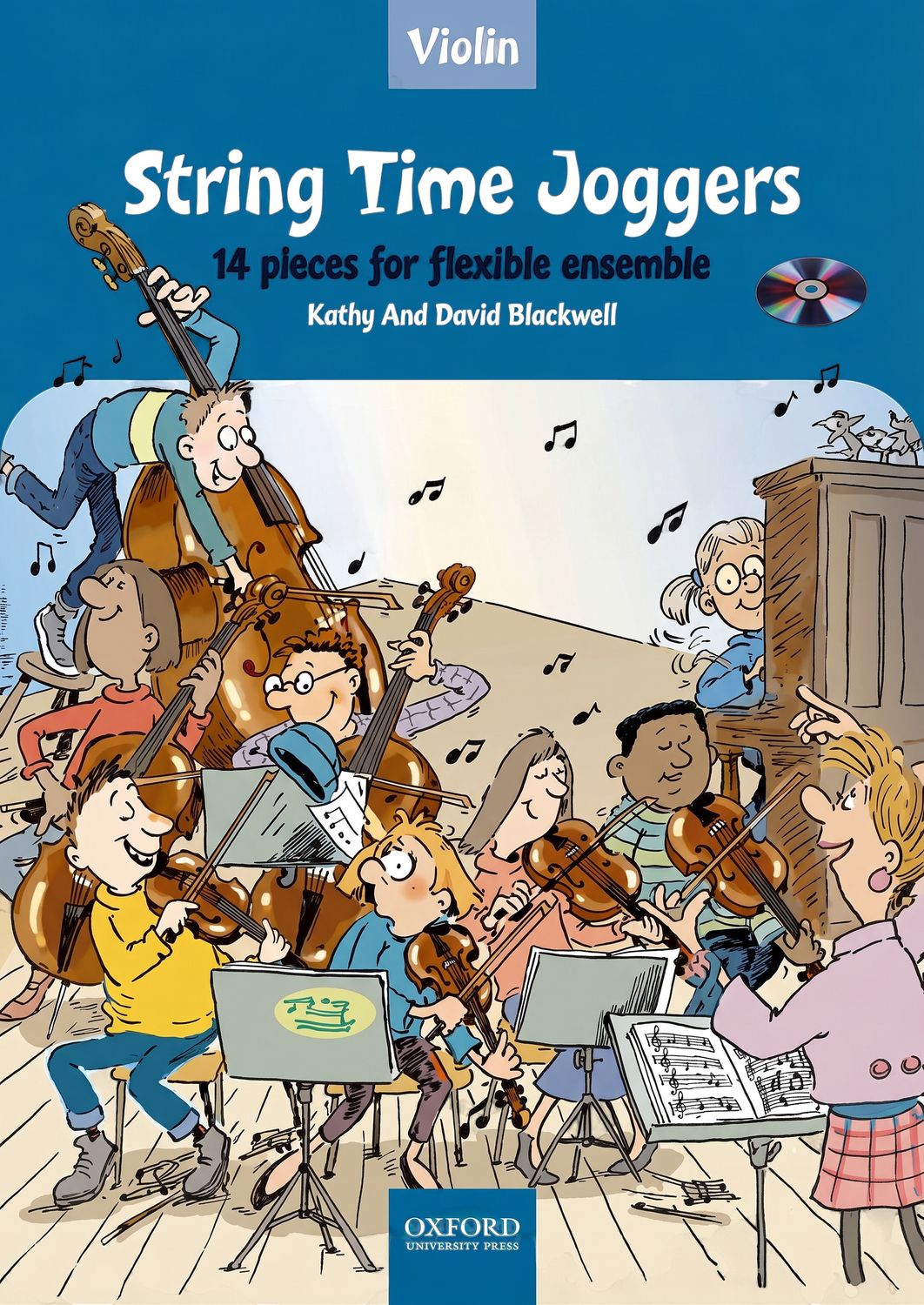 STRING TIME JOGGERS VIOLIN BKCD - BLACKWELL