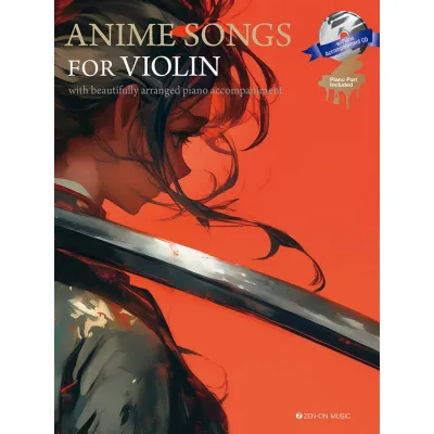 ANIME SONGS VIOLIN/PIANO BOOK &amp; C D