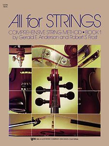 ALL FOR STRINGS BK1 VIOLIN - ANDERSON FROST