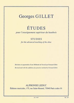 STUDIES FOR THE ADVANCED TEACHING OF THE OBOE - GILLET
