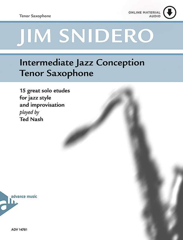 INTERMEDIATE JAZZ CONCEPTION TENOR SAX BK/CD - SNIDERO