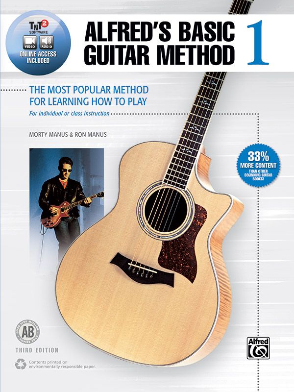 ALFREDS BASIC GUITAR METHOD 1 BK/OLM 3RD EDITION - Morty Manus|Ron Manu