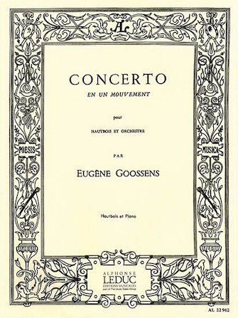 CONCERTO EN UN MOUVEMENT OBOE - GOOSSENS