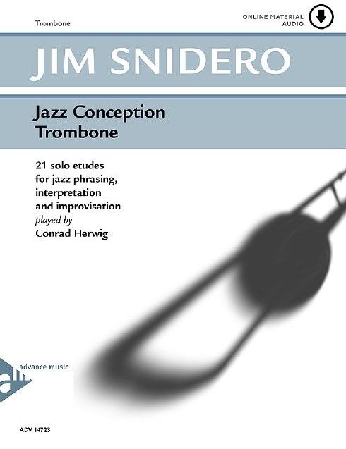 JAZZ CONCEPTION FOR TROMBONE BK/CD - SNIDERO JIM